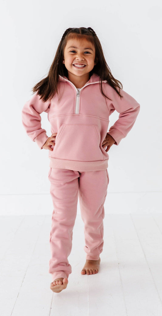 BLUSH | Lux Jogger SET: 12/18 months