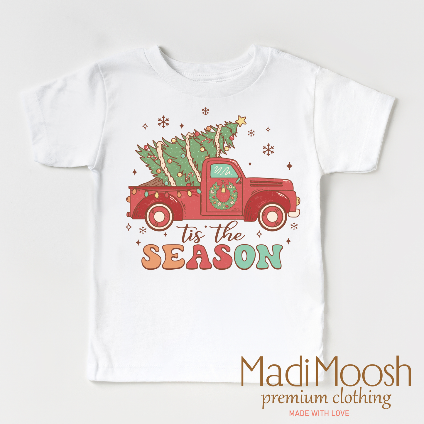 Tis The Season Old Fashioned Christmas Shirt: Natural / 18 Month