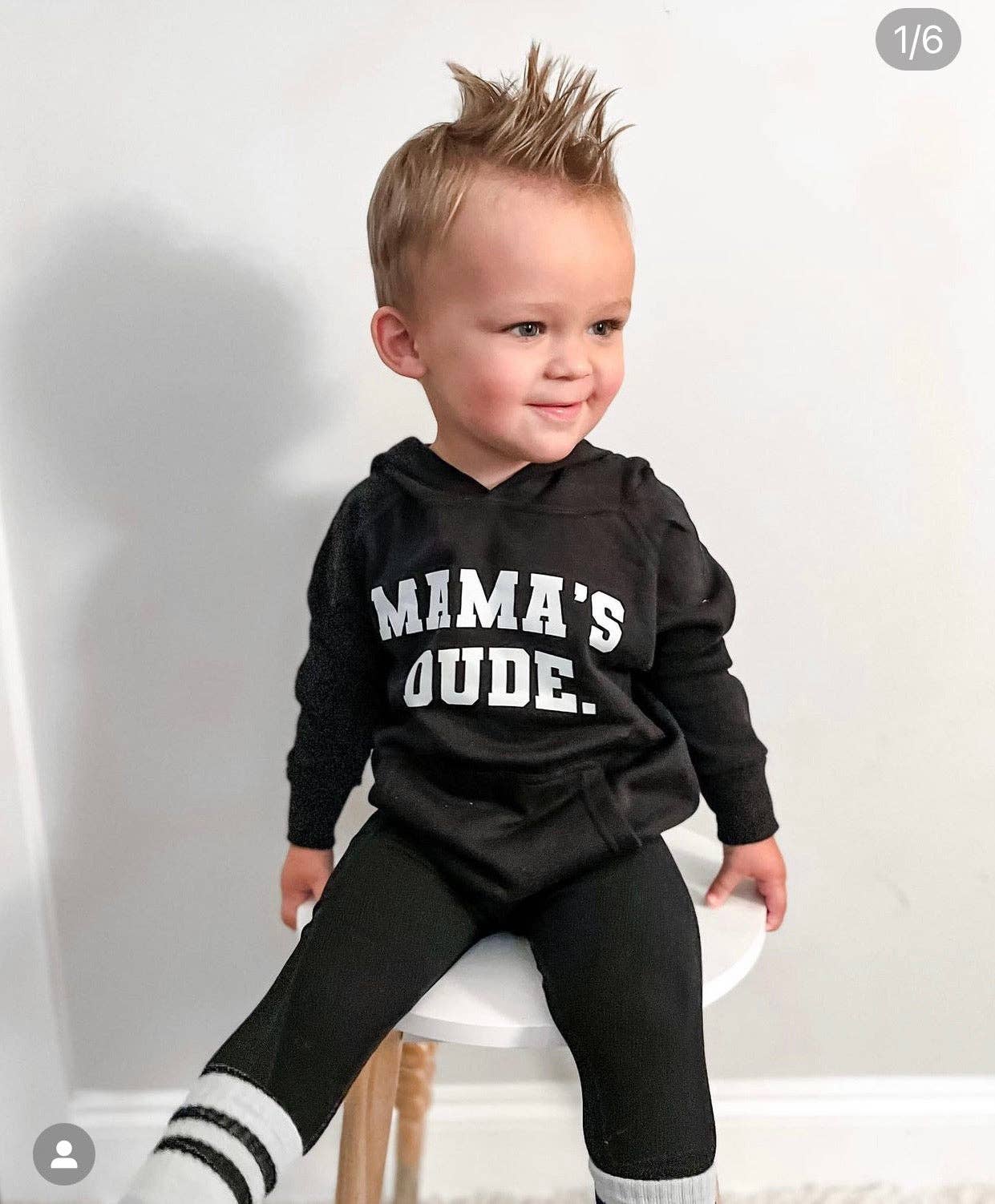 Mama's Dude Hoodie: 4T