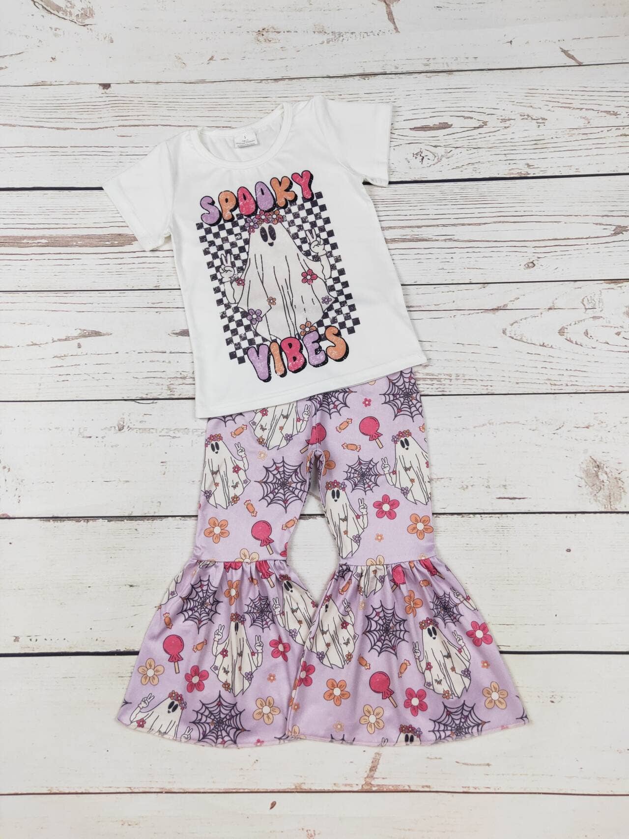 Girls Spooky Vibes Halloween Set: 6-12M