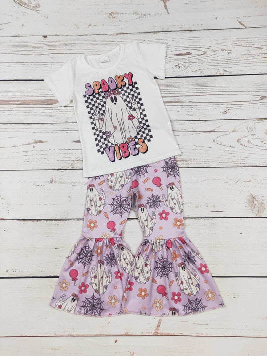 Girls Spooky Vibes Halloween Set: 6-12M