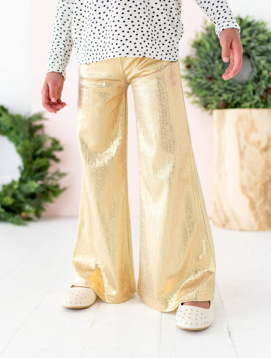 Champagne | Wide Leg Pants: 5T
